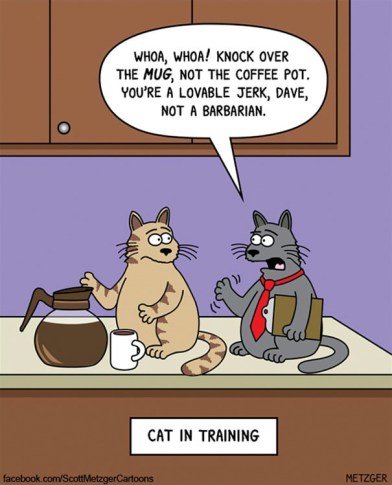 Scott Metzger cat cartoons